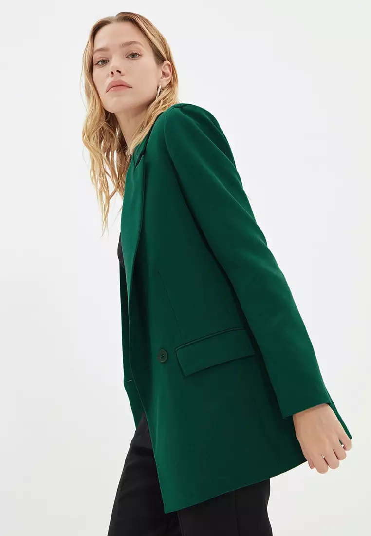 Double-Breasted Blazer Jacket