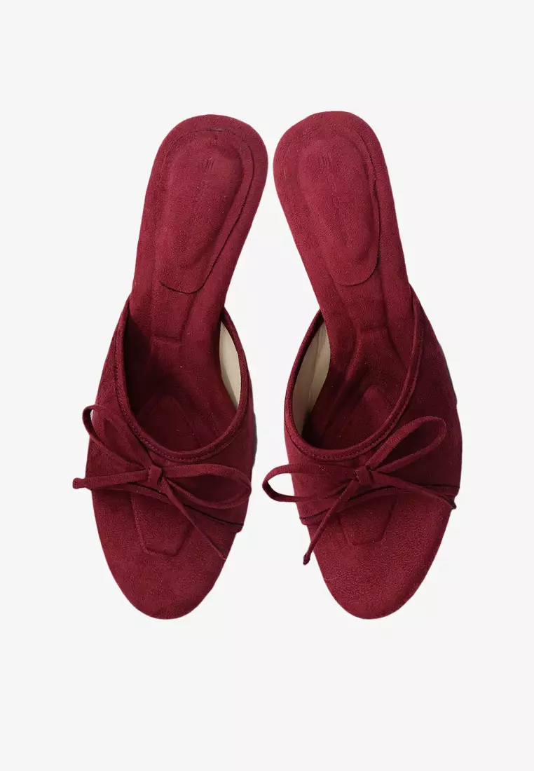 Dr Cardin Women Lush Eve 2-inch Heels | Satin | Suede L-RNZ-9339