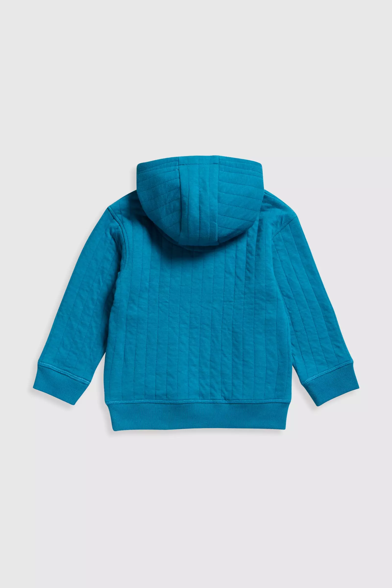 Mothercare Dino Quilted Hoodie - Jaket Hoodie Bayi Laki-laki (Biru)