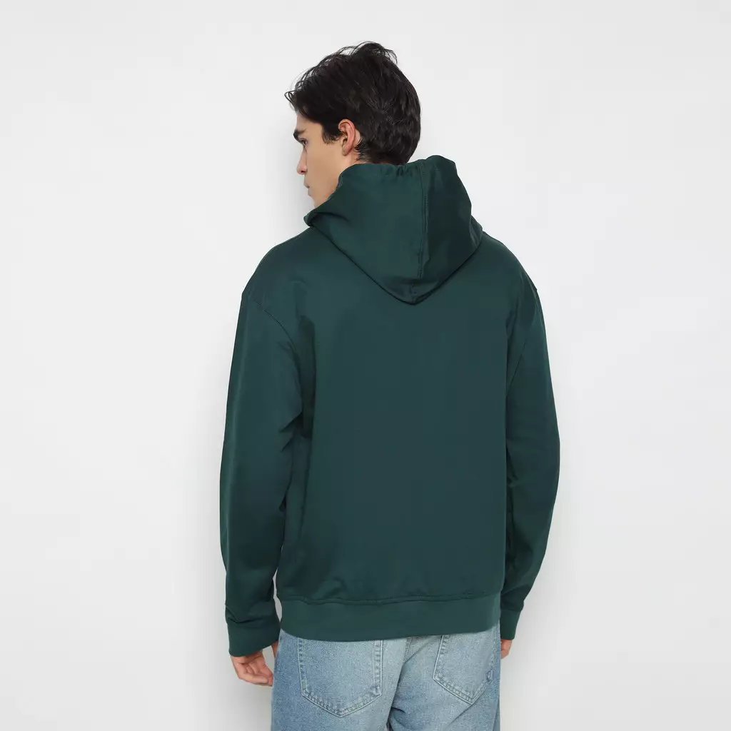 LARUSSO - Bruno Oversized Basic Hoodie - Penderosa Pine
