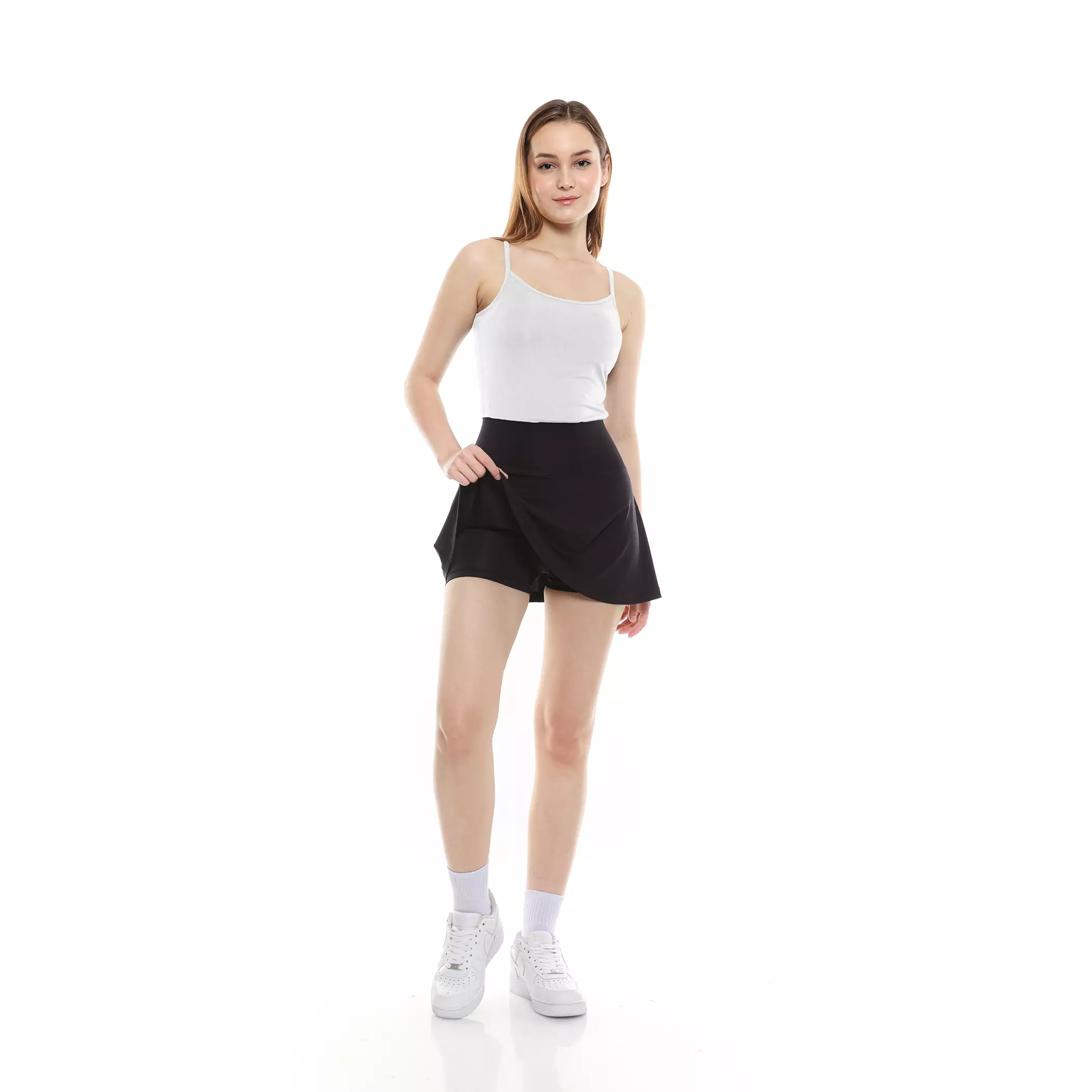 Enough For Today - Rok Padel Tennis Skort Rokcel Basic Hitam