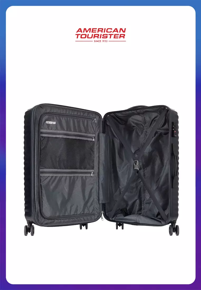 American Tourister Koper Hardcase Sky Cove 2 Pcs Set 20,25 Inch - Jet Black