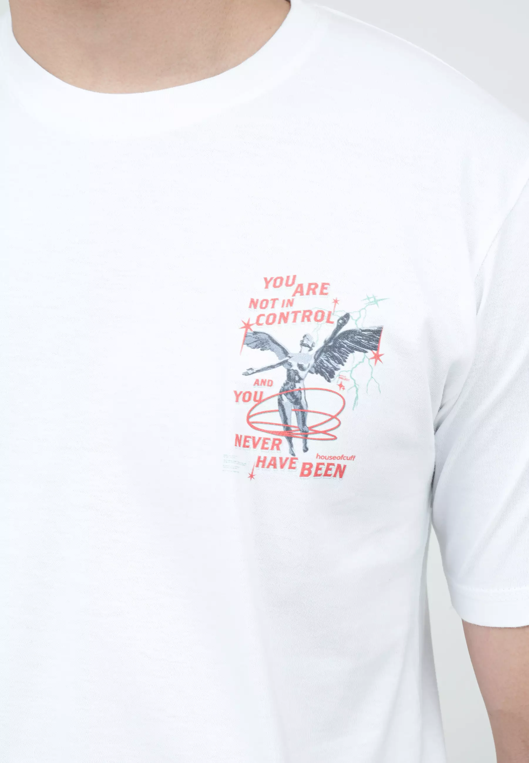 Houseofcuff T-shirt Kaos Putih Never Have Been Tersedia Size S - 4XL