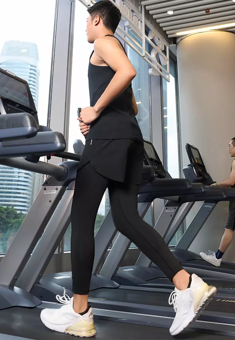 Sports Fitness Fake Two-Piece Trousers GP52103