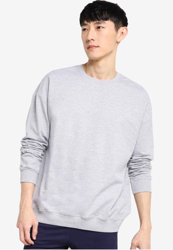 Jual Zalora Basics Terry Oversized Sweatshirt Original Zalora Indonesia