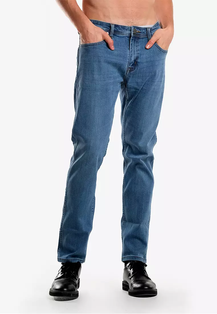 Buy Wrangler Wrangler Men's Denim Jeans Texas Tapered Fit 2024 Online ...