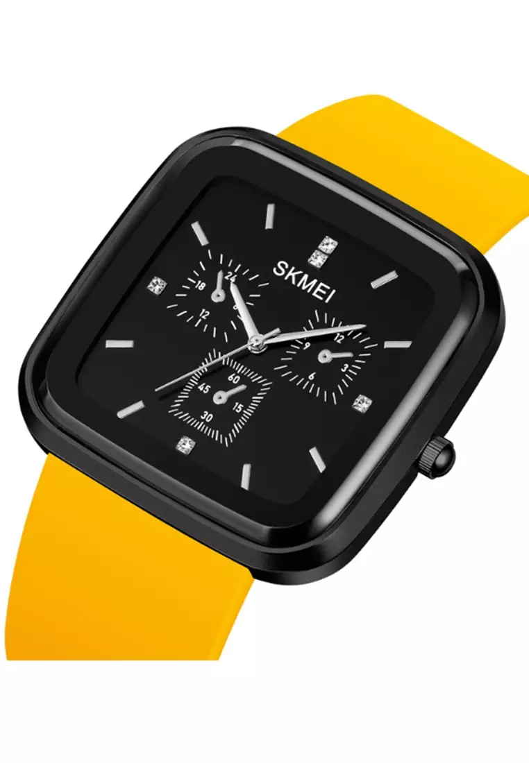 Jam Tangan Analog Pria Waterproof Strap Tali Material Silicone GN67 ORIGINAL