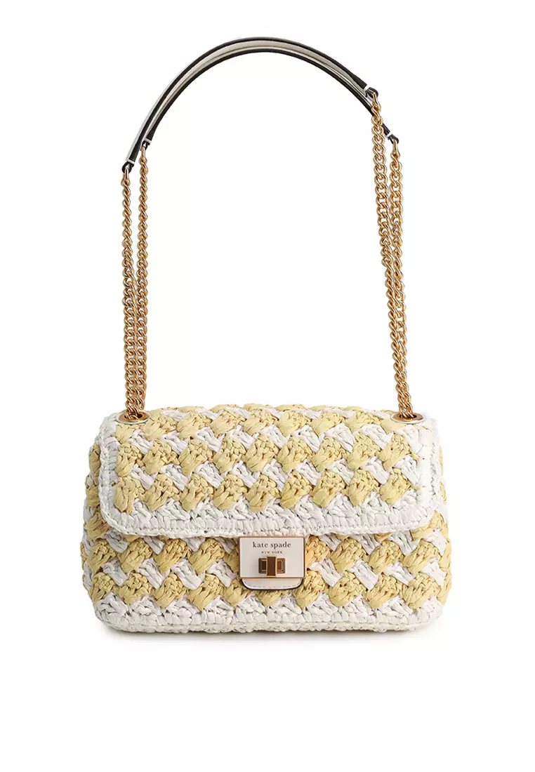 kate spade NEW YORK - 杏衣里 Spade Flower Quilted Fabric Convertible Crossbody | Kate