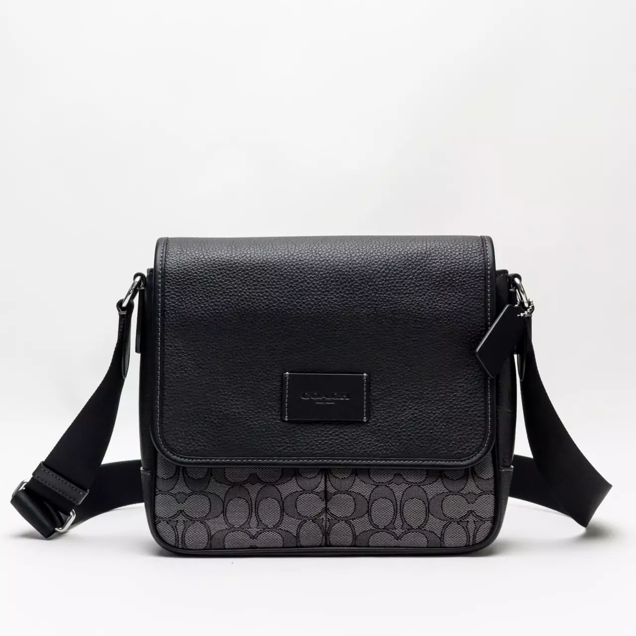 Sprint Map Bag Signature Charcoal Black