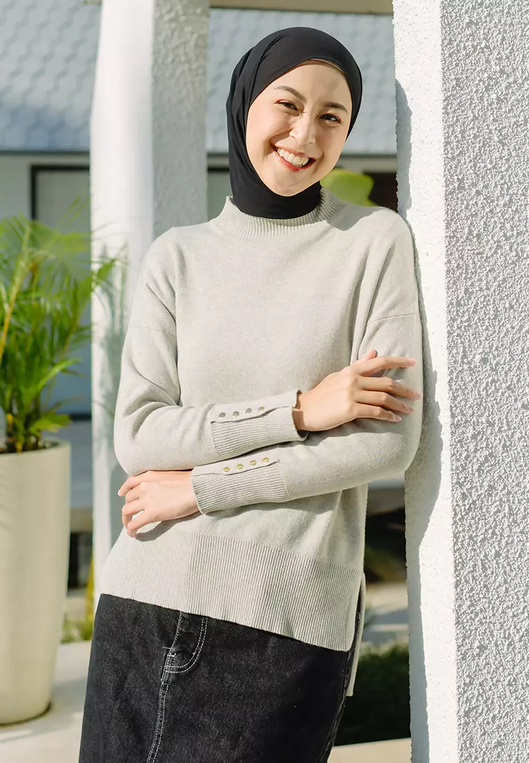 Michi Knit Light Grey