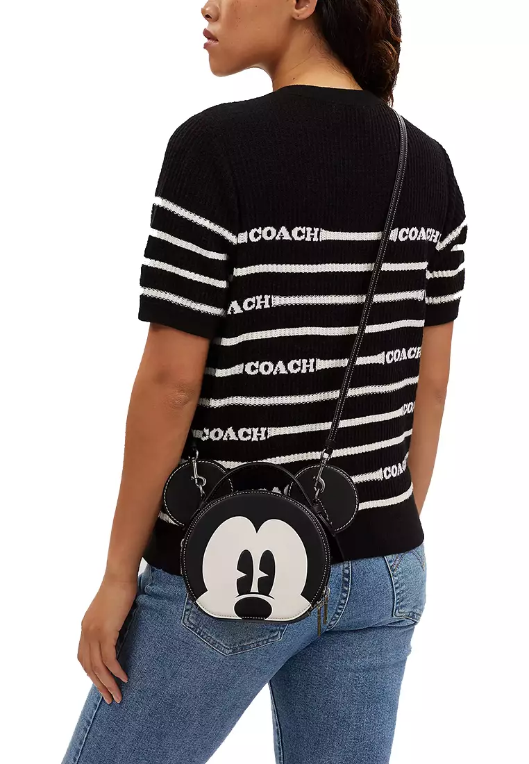 Jual Coach Coach Disney X Coach Mickey Mouse Ear Bag Black Multi CM840 Original 2024 ZALORA