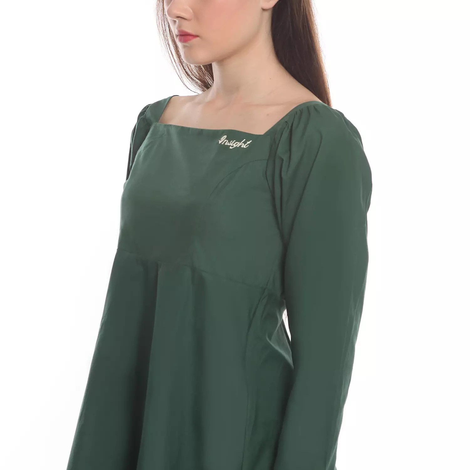 Insight Dress Wanita Hijau C Sasha Mini Dress Planet Surf