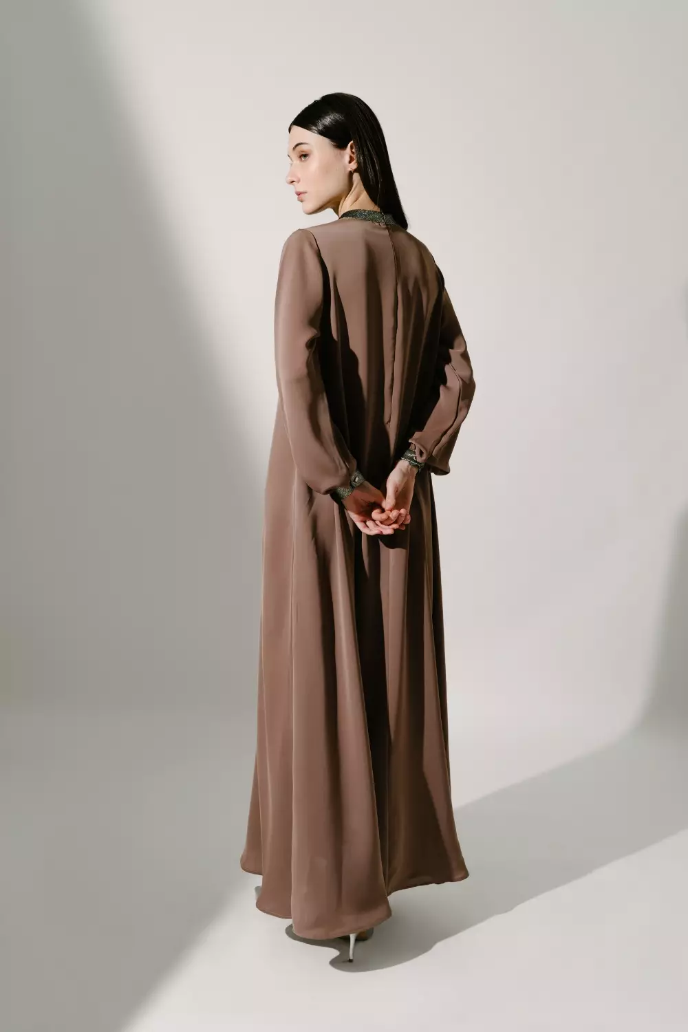 DEMURE&CO - DANIA DRESS IN KOREAN NIDHA SILK - KAFTAN