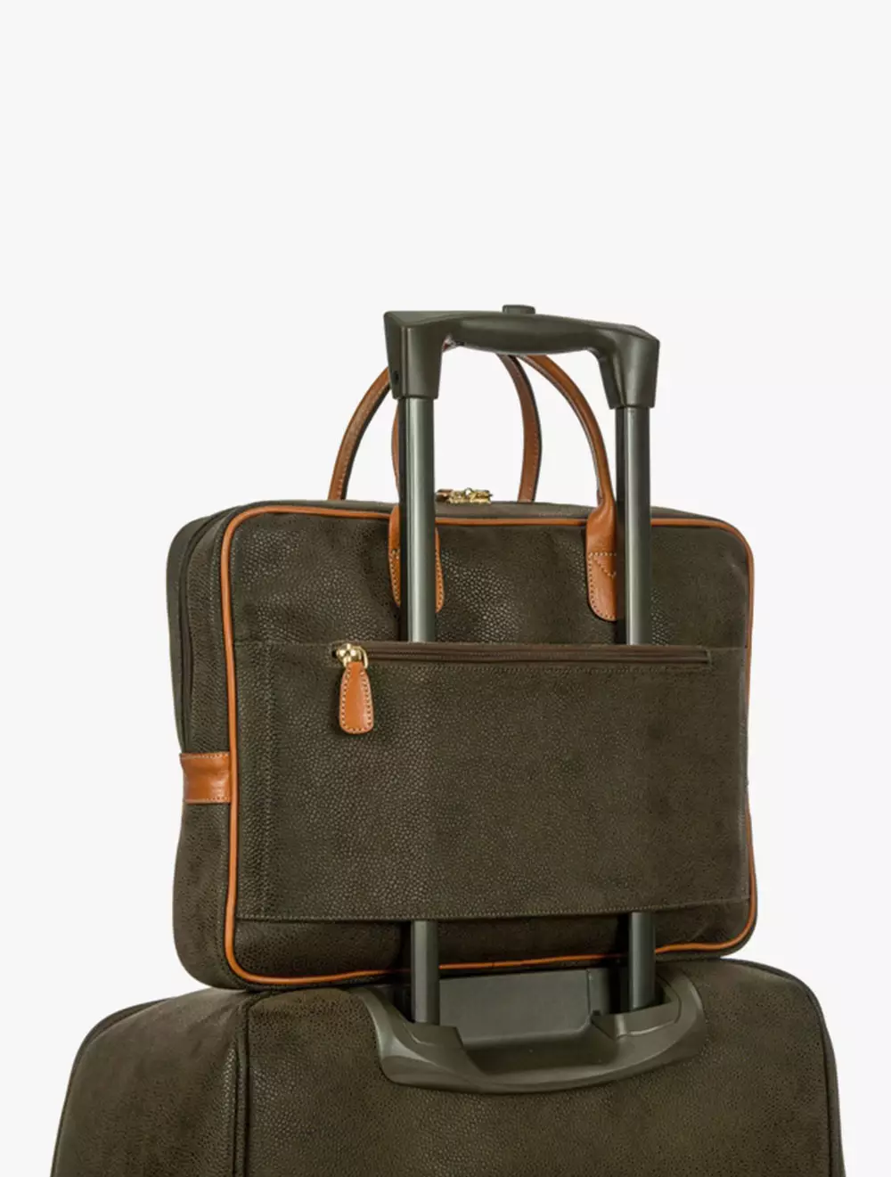 Bric's Life Briefcase Olive - Olive