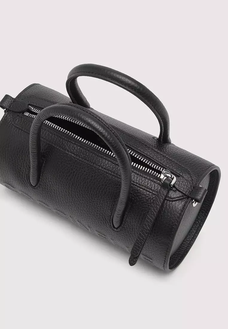 Myrtha Maxi Logo Medium Barrel Top-Handle Bag