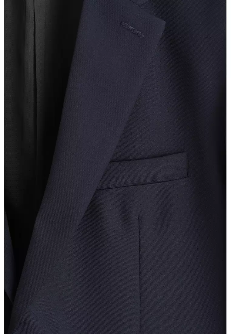 SINGLE-BREASTED WOOL BLAZER