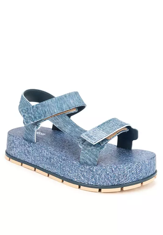 Flowing Denim Platforms