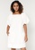 ck Calvin Klein white Constructed Poplin Dress E5479AA68F1024GS_1