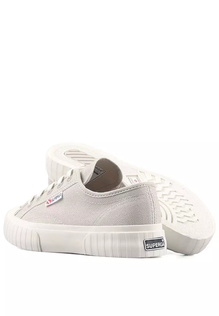 Superga grey sales seashell platform