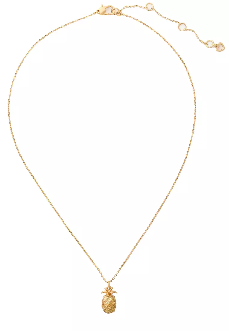 Sweet Treasures Mini Pendant Necklace in Yellow Gold KH605