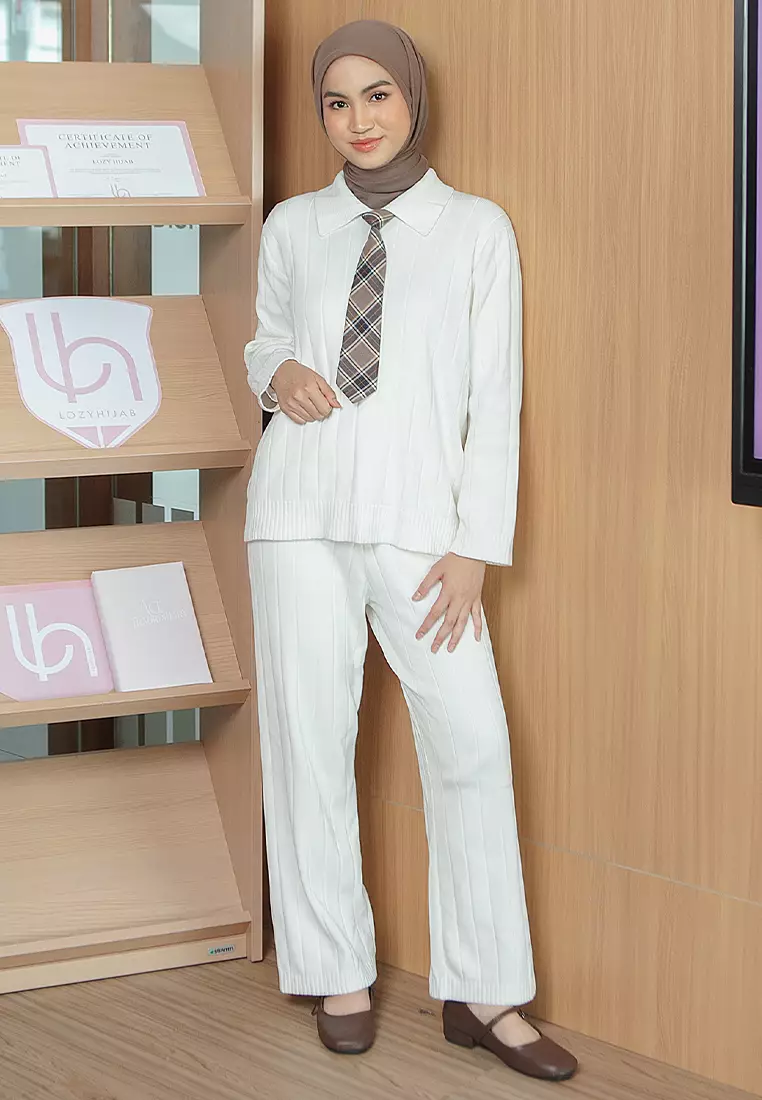 Metta Knit Set Broken White