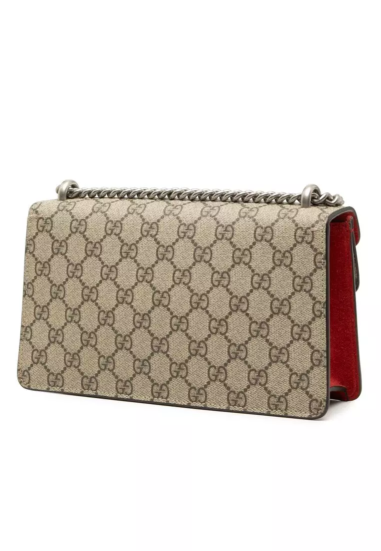 Pre-Loved Gucci Medium Gg Supreme Dionysus Crossbody