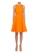 ck Calvin Klein orange STRETCH COTTON SATEEN DRESS 9E9DAAA2C727BBGS_1