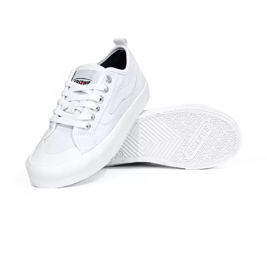 SABA Veron All White - Sepatu Sneakers Casual Pria Wanita