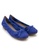 Shu Talk blue Amaztep Suede Lovely Bow Round Toe Flats C4030SH796C0C9GS_6