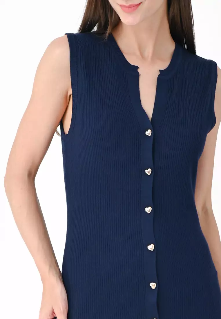 长款针织开衫（可作连衣裙）