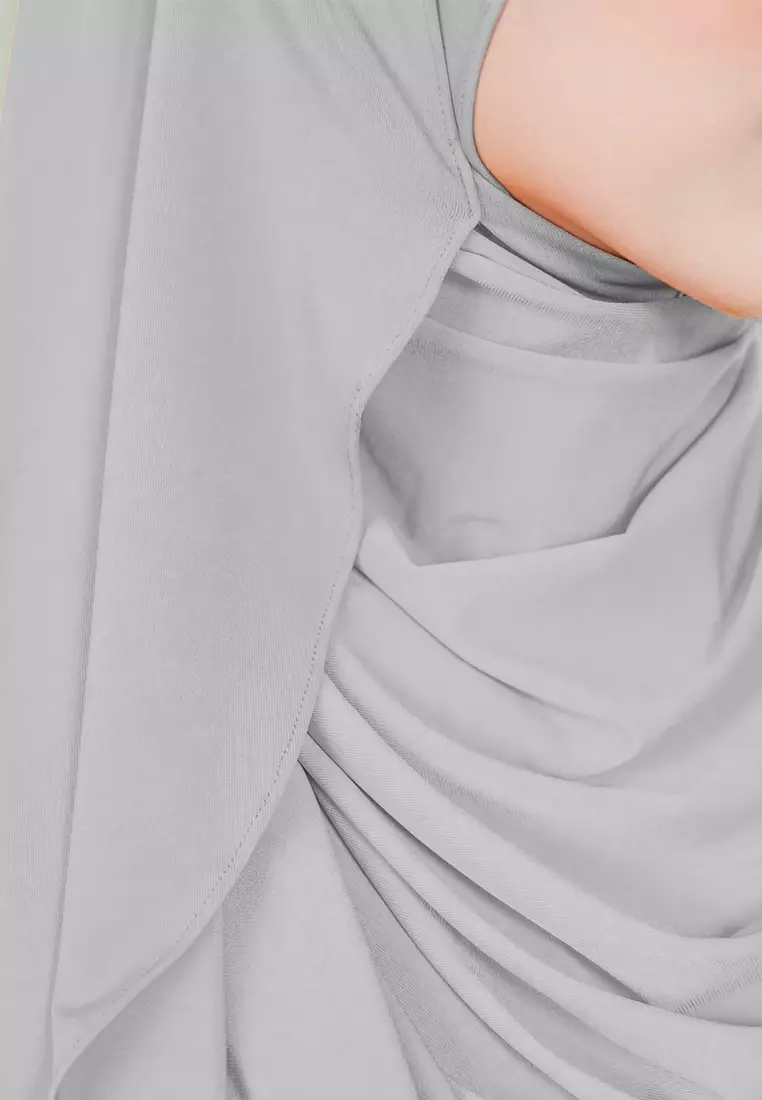 HIJAB INSTAN KELLY - LIGHT GREY