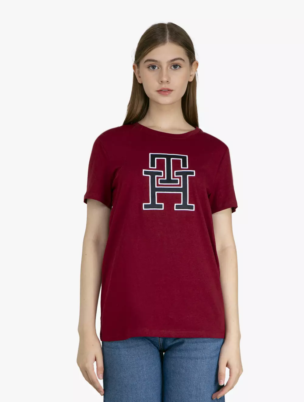Tommy Hilfiger - Bold TH Tee - Red - Red
