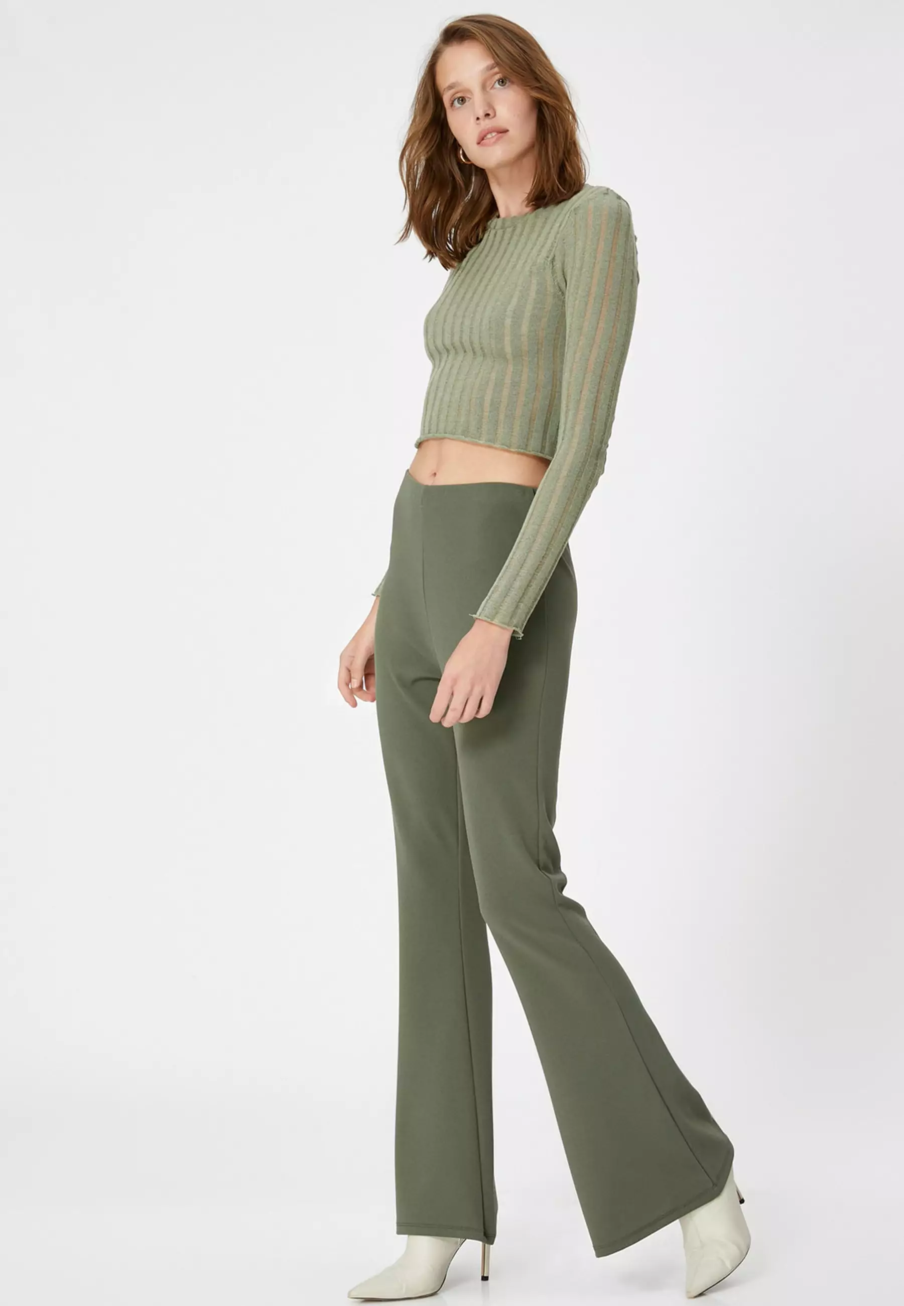 Spanish Leg Leggings High Waist