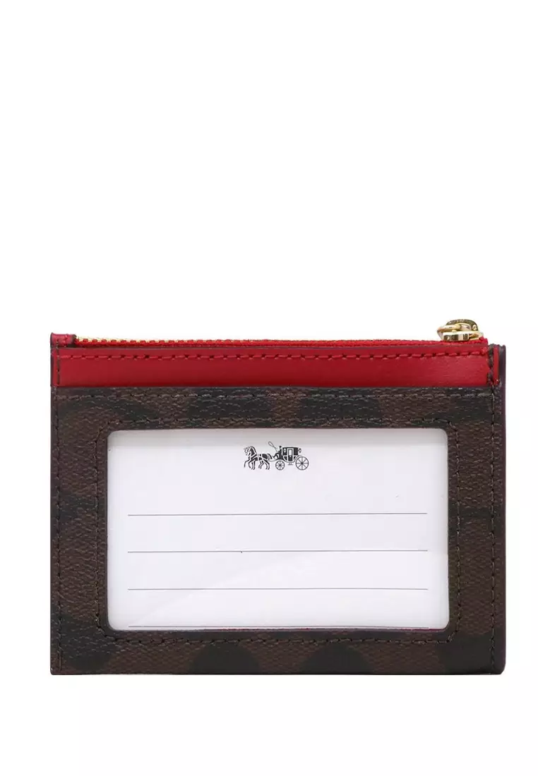 COACH MINI SKINNY ID CASE IN SIGNATURE CANVAS – LovelyMadness Clothing  Malaysia