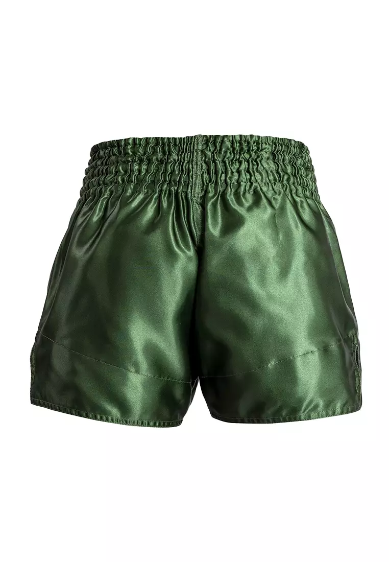 Venum Classic Muay Thai Shorts - Khaki/White