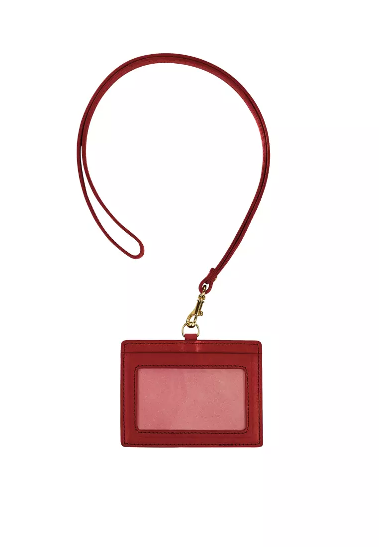 Clipper Strap Card Case - Rouge