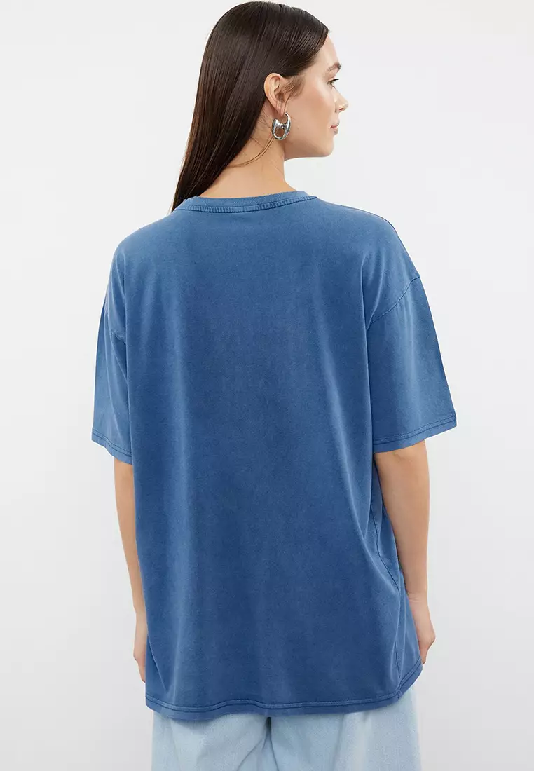 Slogan Oversized T-Shirt