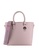 SEMBONIA pink Miss Badge Leather Satchel Tote Bag 7CB3AACBD13B54GS_1