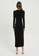 Chancery black Charli Midi Dress CC31AAACD88D5FGS_3