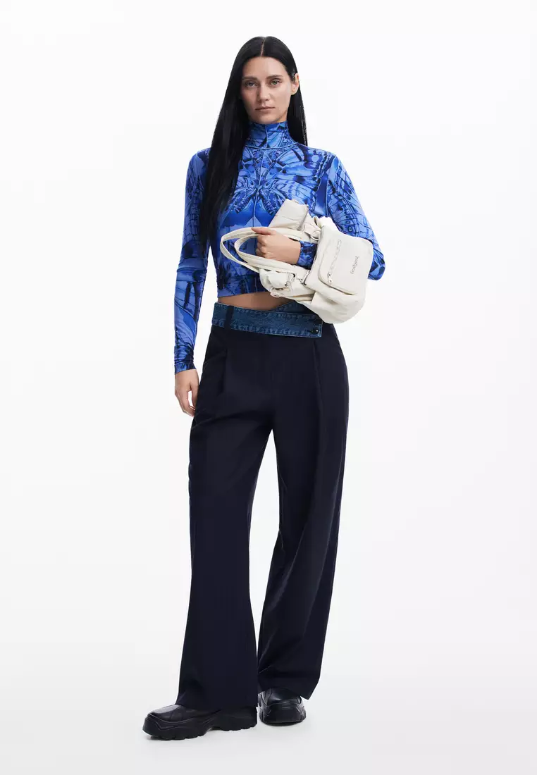 Desigual Woman Butterfly T-shirt.