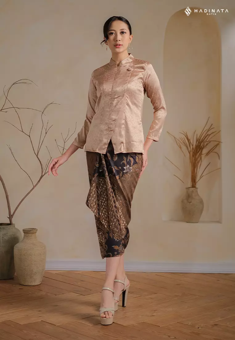 Hadinata Batik Wanita Kebaya Charita Cream