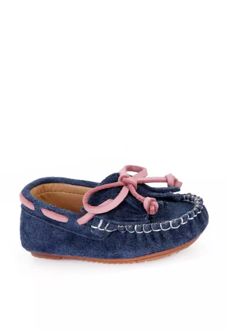 Girls on sale navy loafers