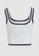 Urban Revivo white Contrast Trim Cable Knit Cami Top 171A9AA7CE4079GS_7