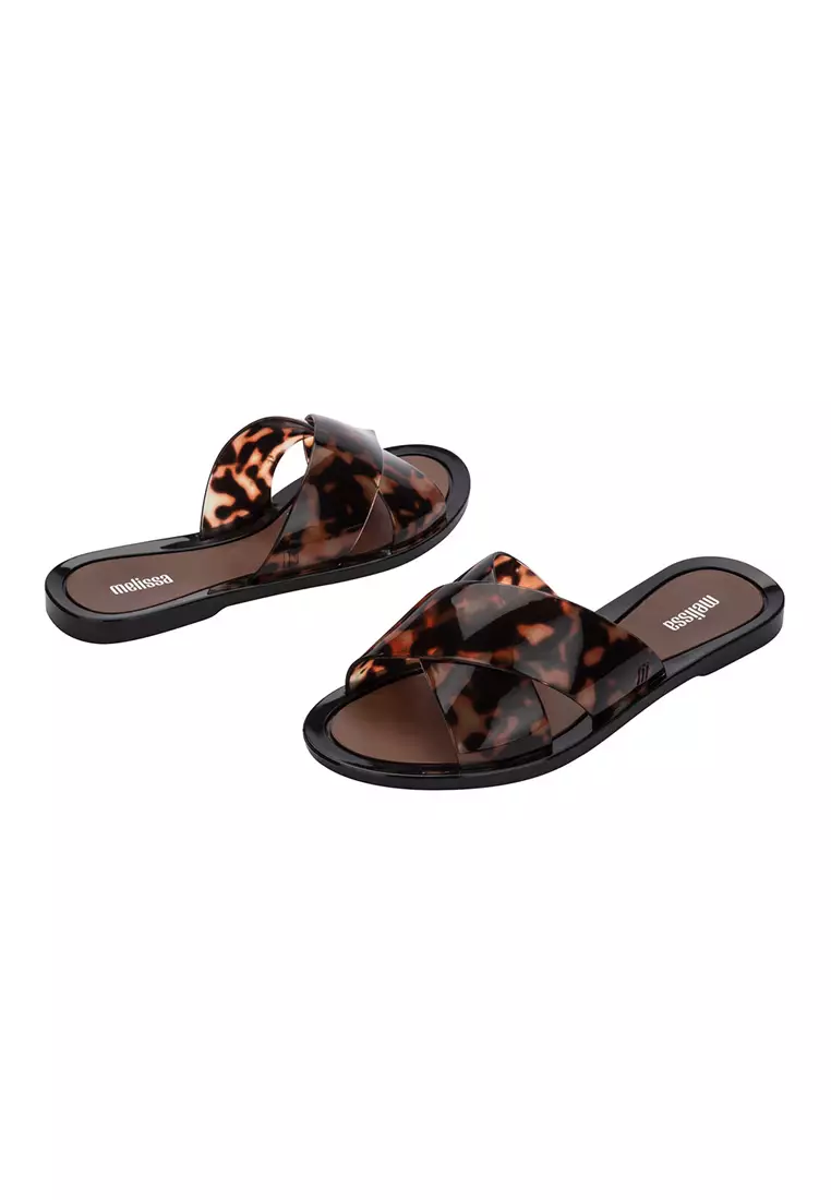 Buy Melissa Melissa Duo Slide Ladies Sandals Black Brown Online