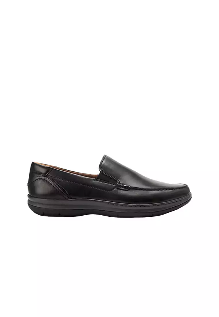 Florsheim black loafers hot sale