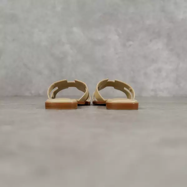 Sandal HERMES ORAN BEIGE SANDAL 100% ORIGINAL