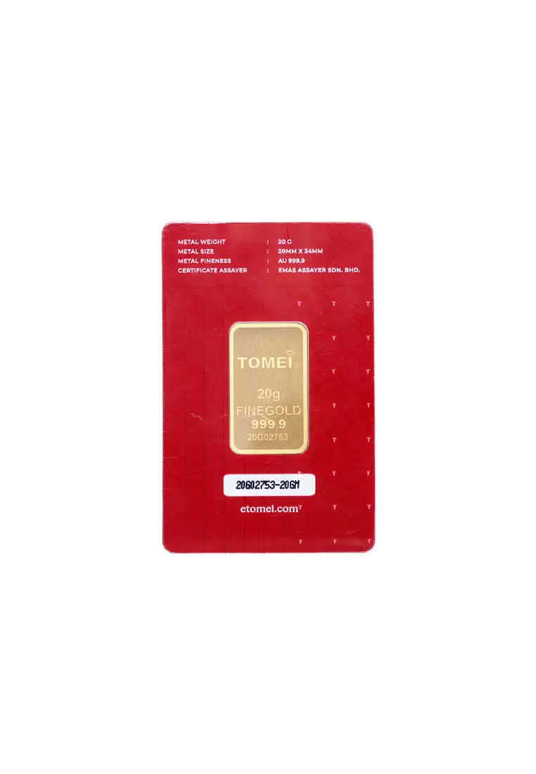 [Tomei Exclusive] KLCC Twin Towers Wafer | 20 Grams | Fine Gold 9999