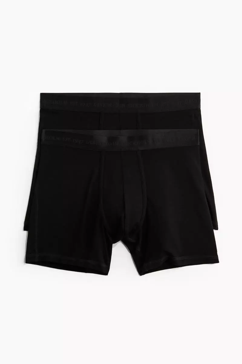 2-pack mid trunks with Lycra®