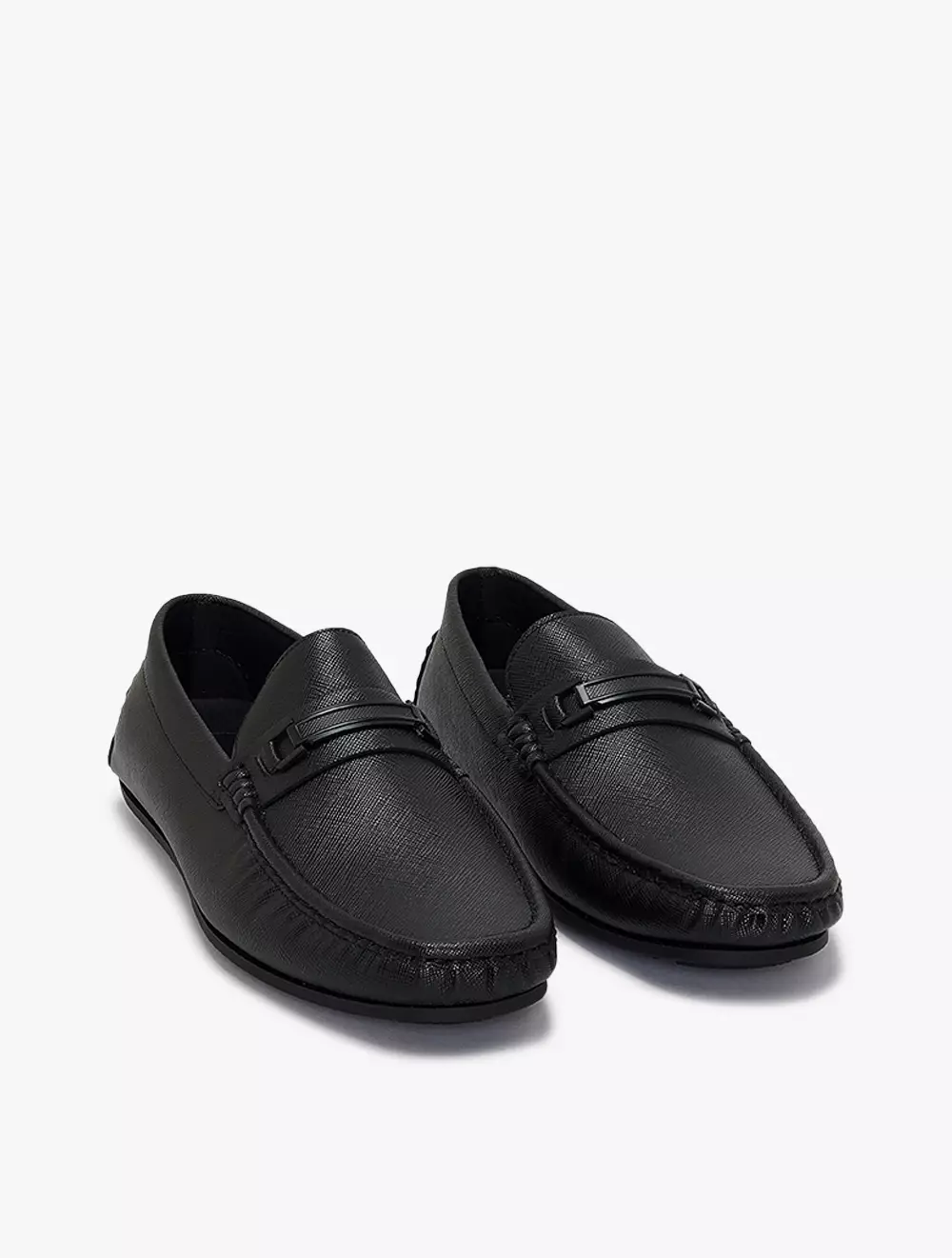 Payless Rockport Mens Wilfred Moccasins - Black_01