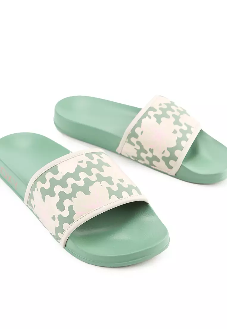 Discount on Roxy  shoes - SKU: Slippy Iv Sandals